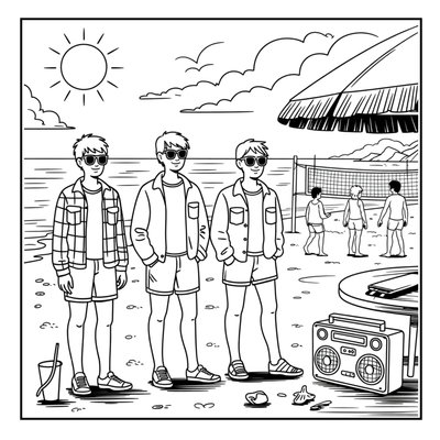 70s 80s 90s Memories popout graphic