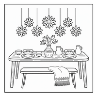 Comfy Corner Places Coloring Book