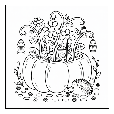 Comfy Magical Gardens popout graphic