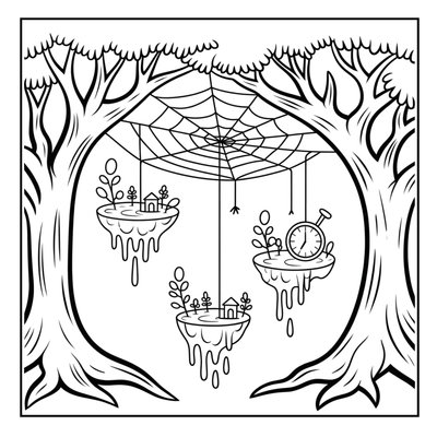 Comfy Trippy Groovy popout graphic