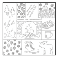 Comfy Art Patterns Coloring Book