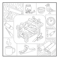 Comfy Art Patterns Coloring Book