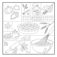 Comfy Art Patterns Coloring Book