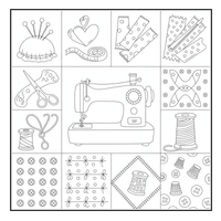 Comfy Art Patterns Coloring Book