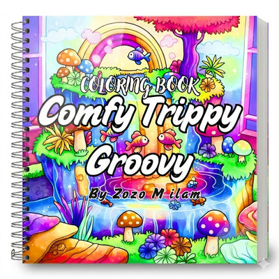 Comfy Trippy Groovy Coloring Book